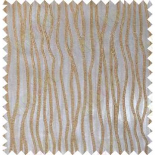 Brown Grey Trendy Lines Poly Main Curtain Designs